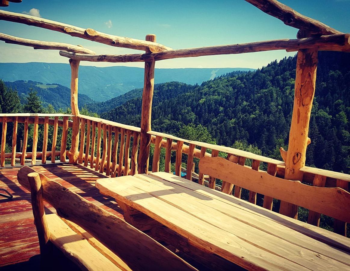 Chalets Toplak Sveti Duh na Ostrem Vrhu ภายนอก รูปภาพ