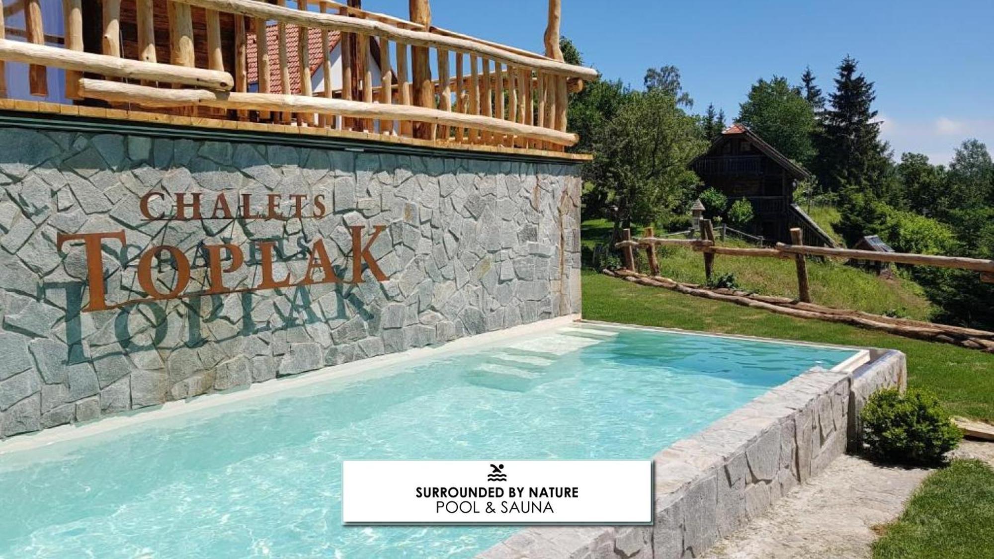 Chalets Toplak Sveti Duh na Ostrem Vrhu ภายนอก รูปภาพ