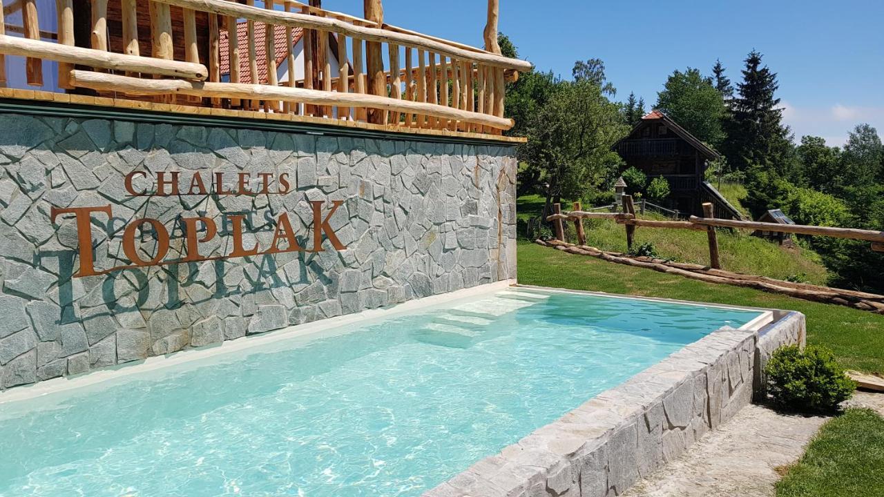 Chalets Toplak Sveti Duh na Ostrem Vrhu ภายนอก รูปภาพ